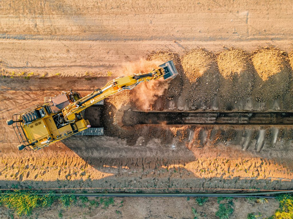 travaux de terrassement